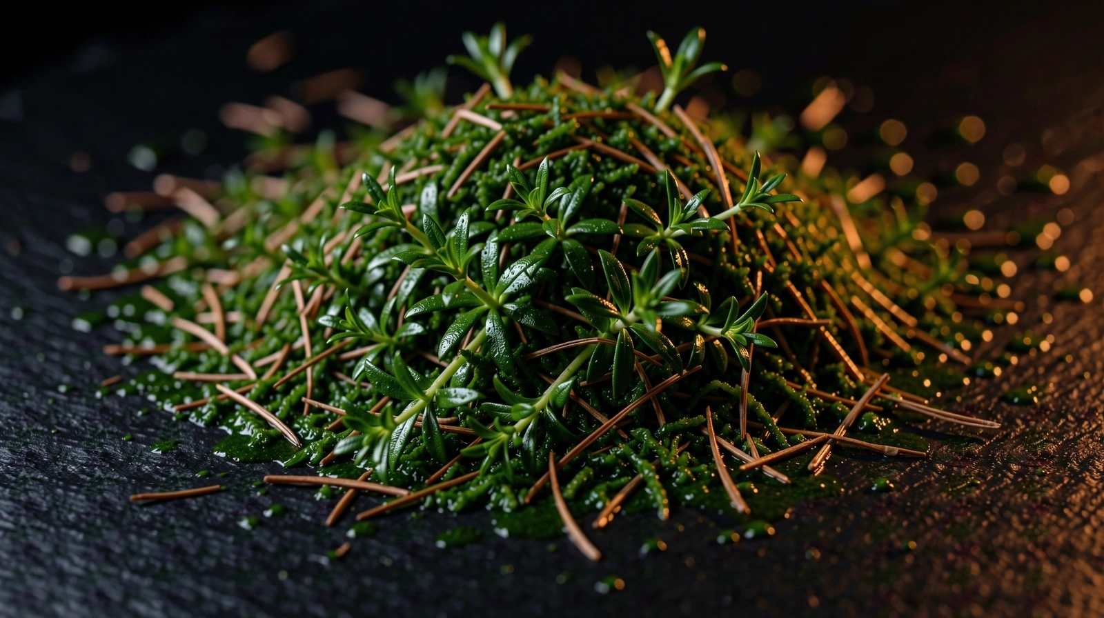 Frische Kräutertexturen